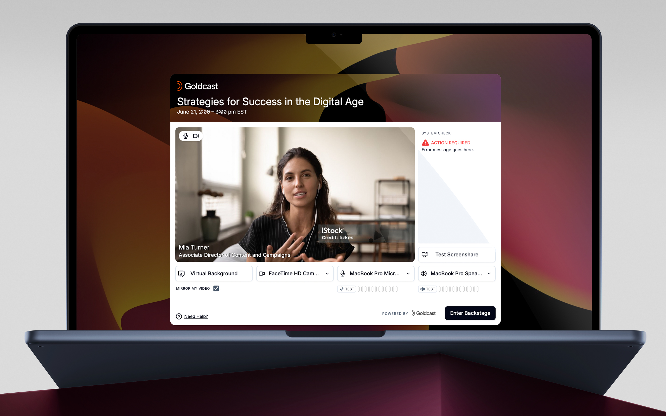 Event Entry Experience